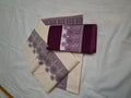 Kerala Kasavu Settu Mundu – Cream & Wine Block Print