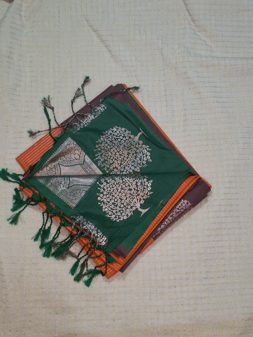 Dual Tone Art Silk Saree -AS001